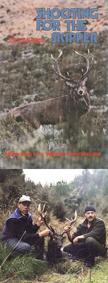 Hunting for the Skipper book cover, Steve Yerex with client and stag