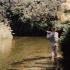 Pristine, clear stream, plus easy wading - an angler's dream